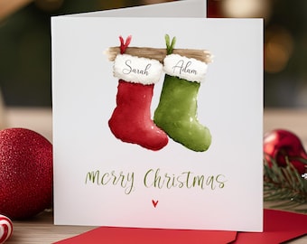 Biglietto di auguri natalizio personalizzato: auguri di Natale personalizzati