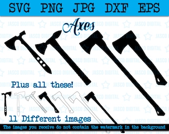 Axe svg png dxf eps jpg, logger svg, firefighter svg, hand tools svg, Axe cricut cut file, axe silhouette stencil, lumberjack svg ax clipart