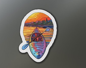 Kayak magnet Nature magnet fridge magnet Nature car magnet Kayak refrigerator magnet adventure magnet