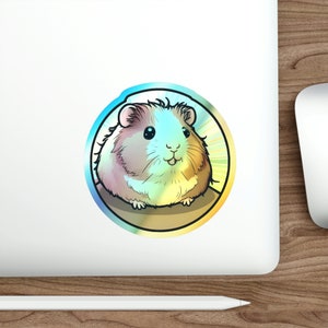 Guinea Pig Sticker indoor use Water bottle Sticker guinea pig laptop Sticker animal sticker Guinea Pig decal