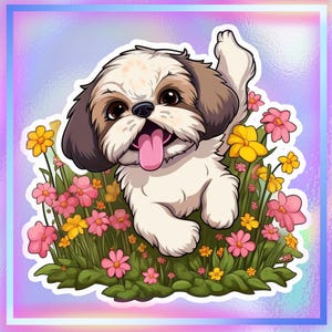 Shih Tzu Vinyl Decal for Dog Lover Decal Laptop Sticker Water Bottles sticker shih Tzu sticker shih Tzu Decal laptop decal