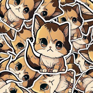 Cat Vinyl Decal for Cat Lover Decal Laptop Sticker Water Bottles Sticker Cat  sticker Cat   Decal laptop decal