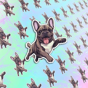 Französische Bulldogge Aufkleber für Hundeliebhaber Aufkleber Laptop Aufkleber Wasserflaschen Aufkleber Französische Bulldogge Aufkleber Französische Bulldogge Aufkleber lapt