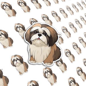 Shih Tzu Vinyl Decal for Dog Lover Decal Laptop Sticker Water Bottles sticker shih Tzu sticker shih Tzu Decal laptop decal