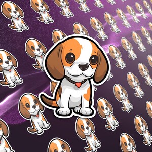 Beagle Vinyl Decal for Dog Lover Decal Laptop Sticker Water Bottles sticker Beagle sticker Beagle Decal laptop decal
