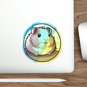 Guinea Pig Sticker indoor use Water bottle Sticker guinea pig laptop Sticker animal sticker Guinea Pig decal