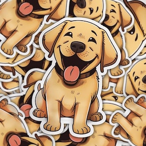 Labrador Vinyl decal for Laptops and Water Bottles