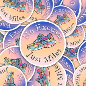 Running laptop sticker laptop decal stickers water bottle sticker shoe sticker car sticker running shoe sticker sports sticker fitness decal