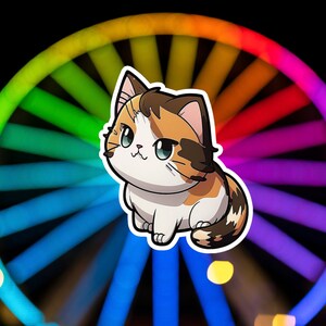 Cat Vinyl Decal for Cat Lover Decal Laptop Sticker Water Bottles Sticker Cat  sticker Cat   Decal laptop decal