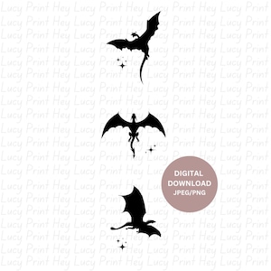 Dragon Fantasy Rider JPEG-PNG digitale downloadafbeelding