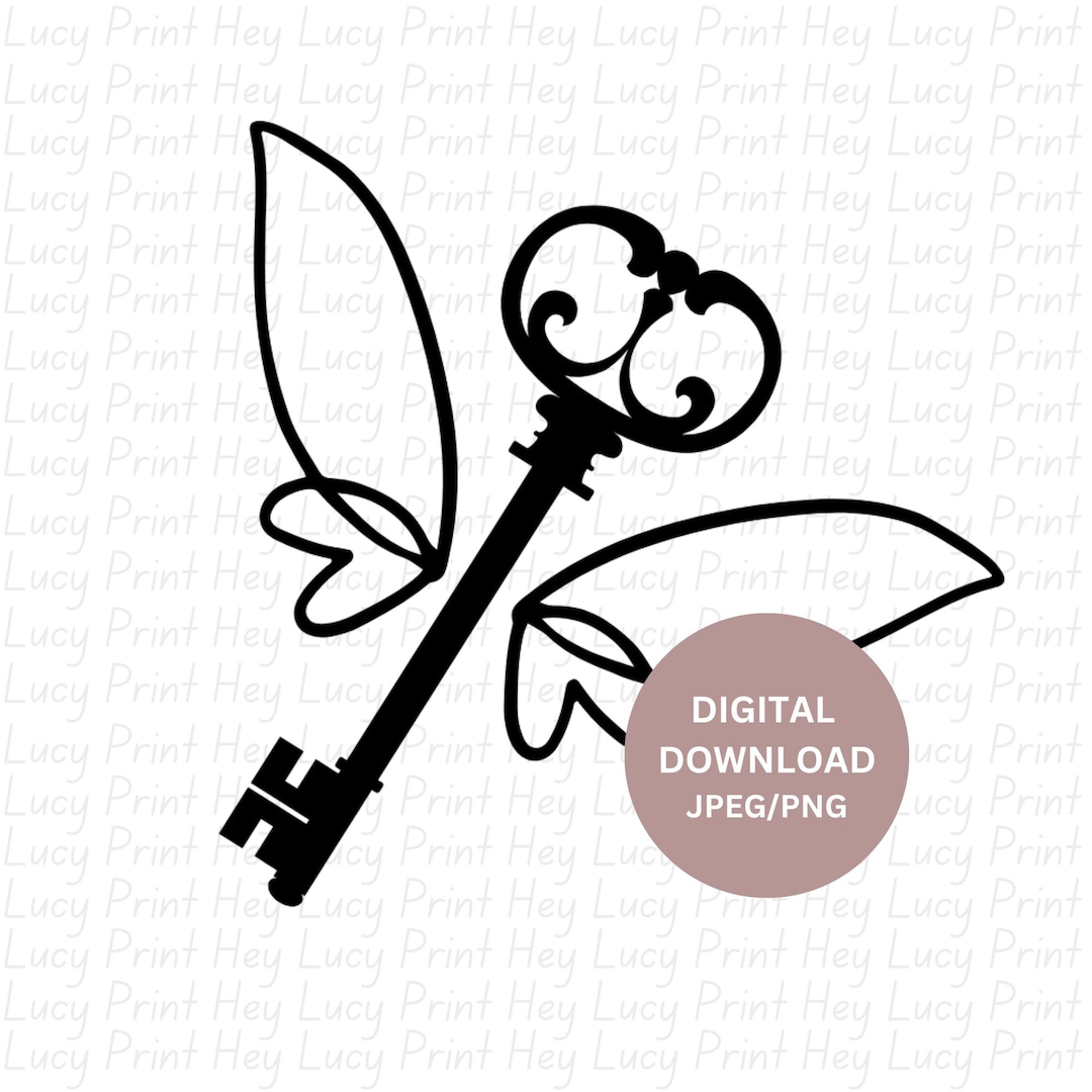 Magic Flying Key | JPEG-PNG Digital Download Graphic - Etsy
