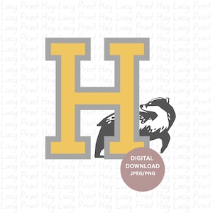 House Badger PNG-JPEG Digital Download