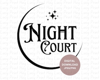 Court of Night JPEG-PNG Digital Download Graphic