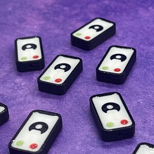 Cuentas para teléfono, cuentas para teléfono inteligente, cuentas Kandi, cuentas para fiestas rave, cuentas únicas (agujero de 1,5 mm) imagen 5