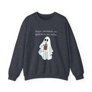 Ghostly Sips Crewneck Sweatshirt - Cozy Halloween Apparel, Unisex Sweatshirt for Fall, Ghost Lover Gift, Spooky Season Fashion, Casual [...]