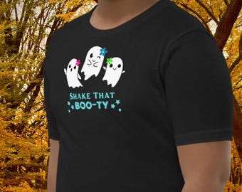 Youth Halloween T-Shirt: Shake That BOO-ty Ghost Tee
