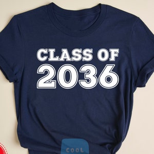 Class of 2036 Shirt, Grow With Me, Growing Up Shirt, Graduation Gift, 2036 Shirt, First Day of School, Class of 2036 Class Of 2036 Tee