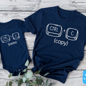 Copy  Paste Matching Shirts , Father  Baby Set