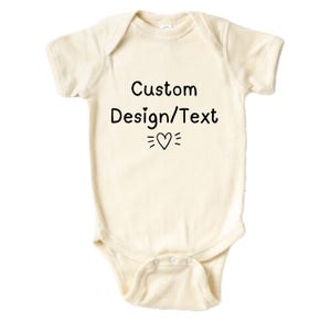 Custom Baby Bodysuit, Custom Text Baby One Piece, Custom Font Toddler Shirt, Toddler Tee, Baby T-Shirt, Youth Tee, Family Matching Shirts