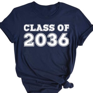 Class of 2036 Shirt, Grow With Me, Growing Up Shirt, Graduation Gift, 2036 Shirt, First Day of School, Class of 2036 Class Of 2036 Tee
