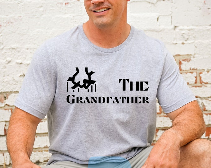 The Grandfather T-Shirt, Grandfather Shirt, Grandpa Gift, Gift for Grandfather, Cool Grandpa Tee, Father's Day Gift for Grandpa