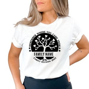 Remember where you came from Shirt, Family Reunion Shirt,  Reunion Shirt, Vacation Shirt, Funny Family Shirt Family Tree Shirt