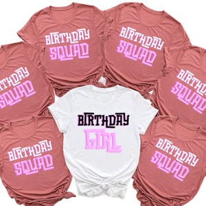 Birthday Girl, Birthday Party Group Shirts, Birthday Squad Group Photo Shirts, Women Birthday Squad Shirts, Girls Birthdy Trip