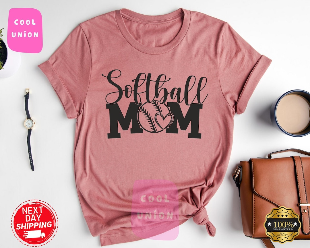 Softball Mom Shirt , Softball Mom , Softball Tshirts , Softball Mom