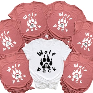 Wolf Pack T-shirt , Matching Family Tee