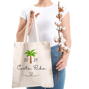 Costa Rica Welcome Tote , Destination Wedding Welcome Bag , Custom Wedding Tote , Bridesmaids Gifts , Family Vacation , Beach Tote Bags