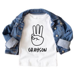 Birthday Girl Shirt , Personalized 3rd Birthday