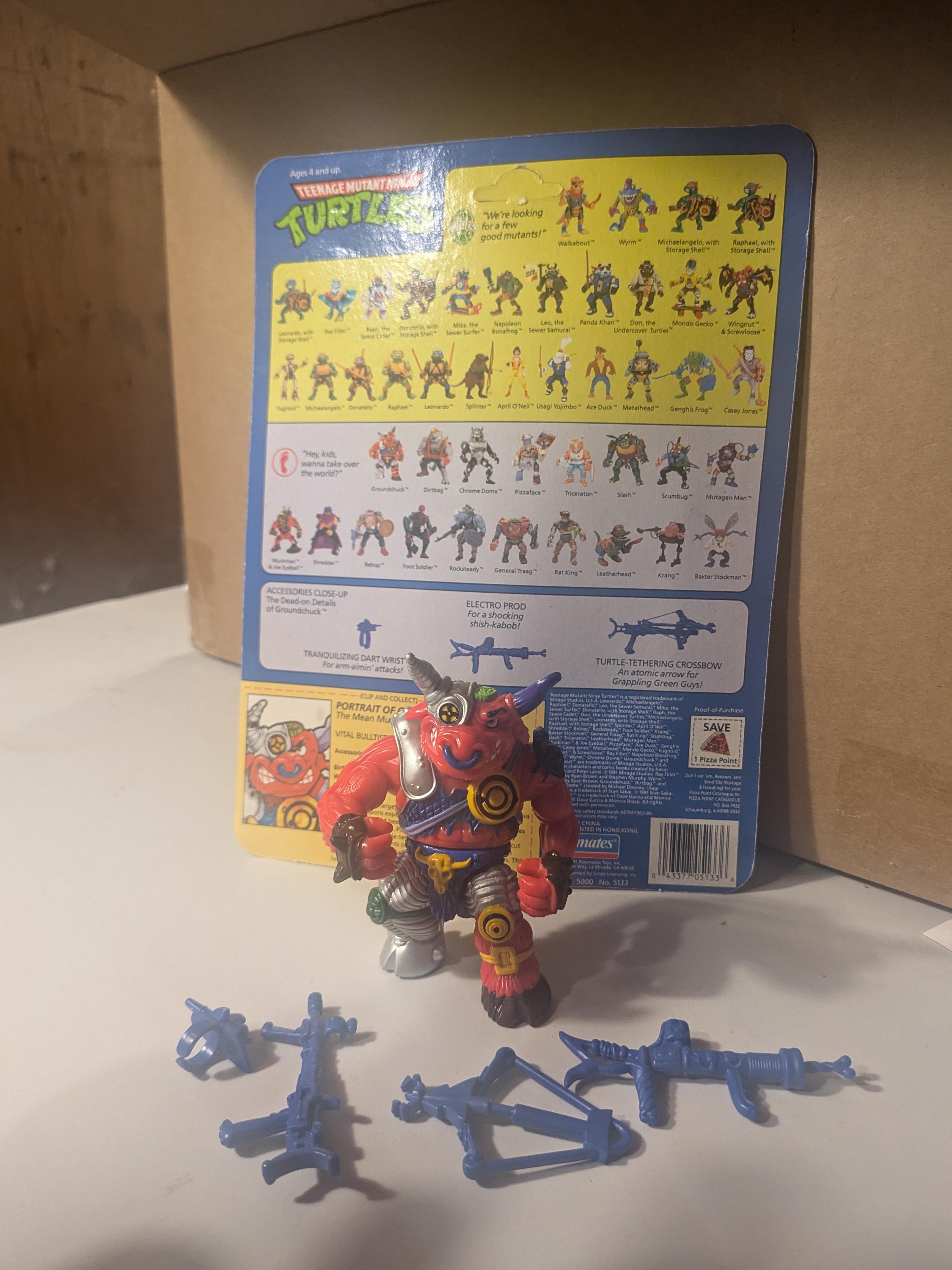 タートルズ　Groundchuck フィギュア Tmnt Groundchuck - Etsy