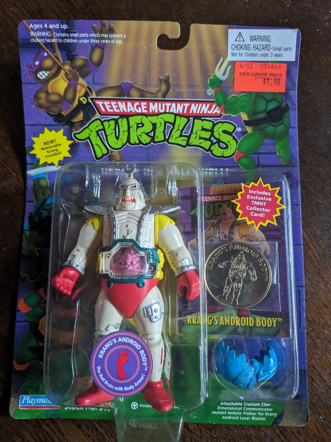 Teenage Mutant Ninja Turtles 1994 Playmates Krangs Android Body W