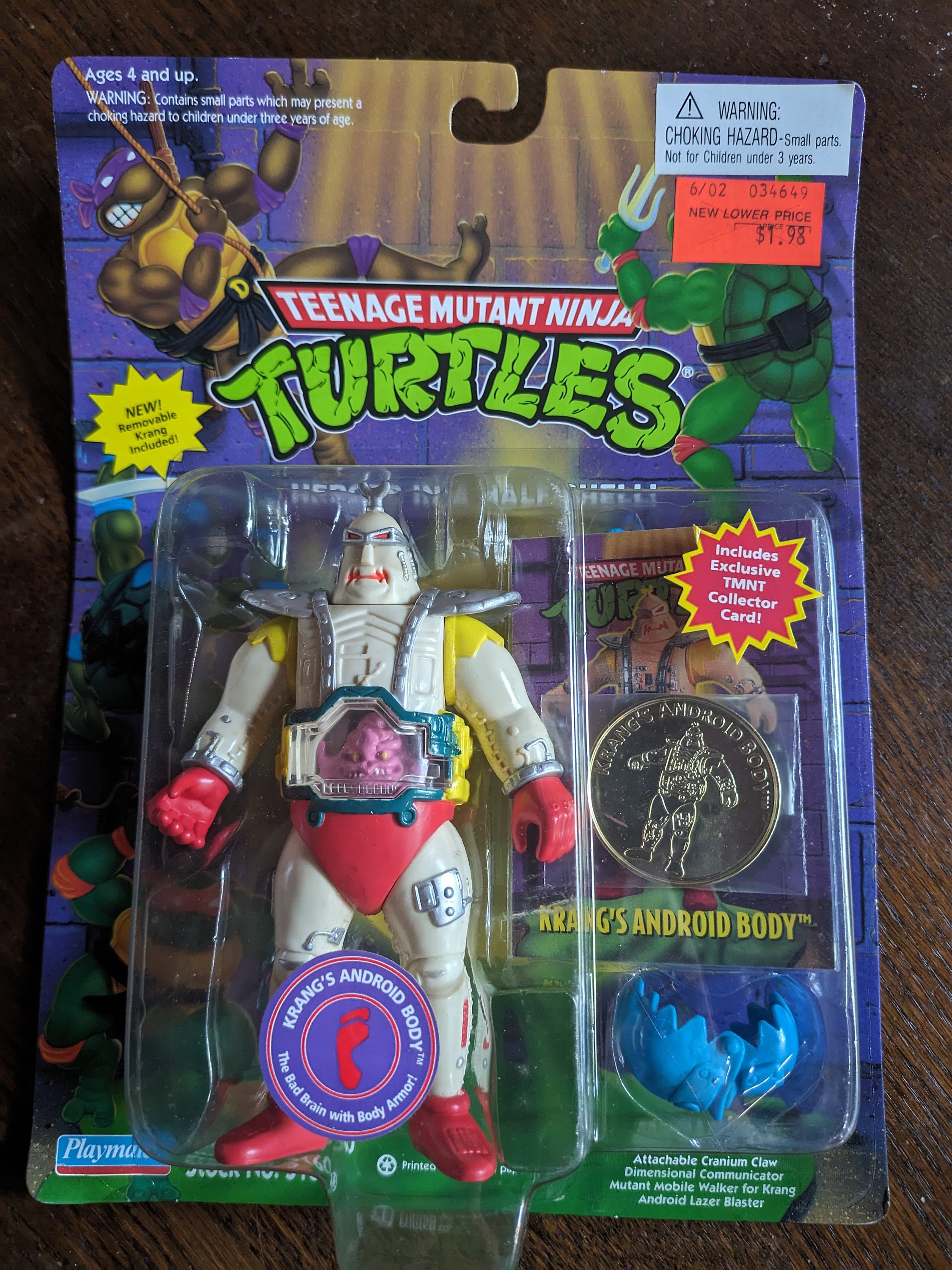 94ブレインタートル Teenage Mutant Ninja Turtles 1994 Playmates Krangs Android Body W