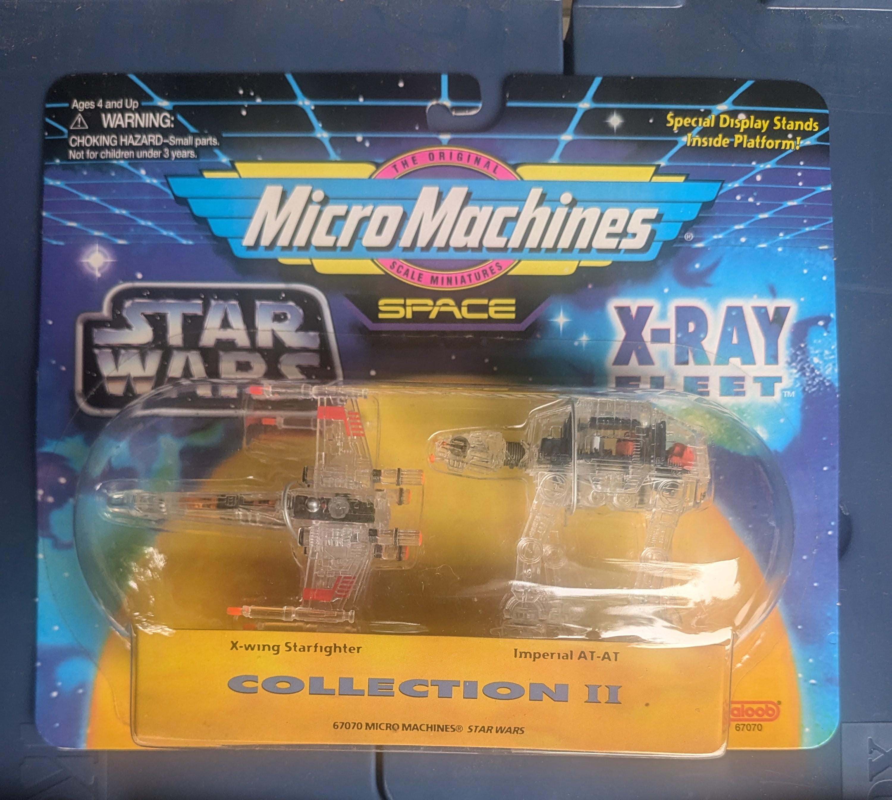 Star Wars Micro Machines X-ray Fleet Collection 1 - 4 Complete NIB