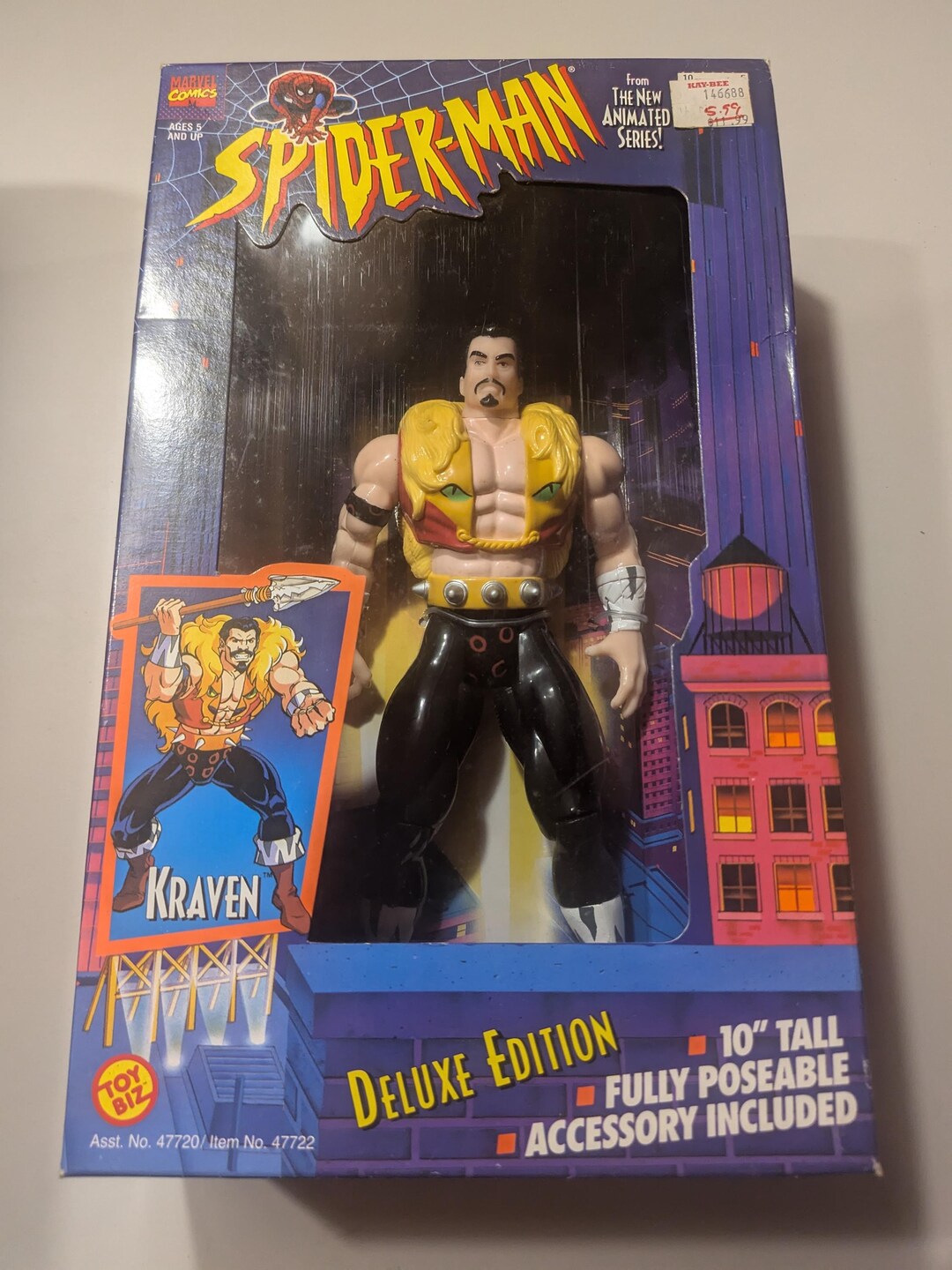 Figurine Toy Biz Kraven Le Chasseur – 1998 – Marvel Rare – Action Figure