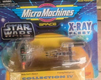 Star Wars Micro Machines X-ray Fleet Collection 1 - 4 Complete NIB
