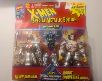 MOC X-men Special Metallic Edition Toys 90s Sealed Silver Samurai