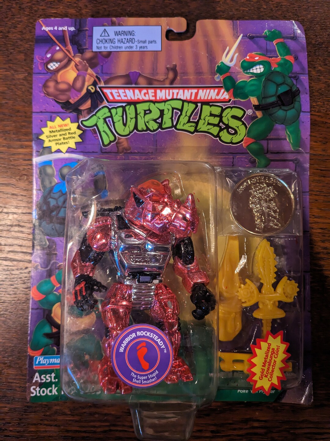 Rare Teenage Mutant Ninja Turtles 1995 Playmates Warrior