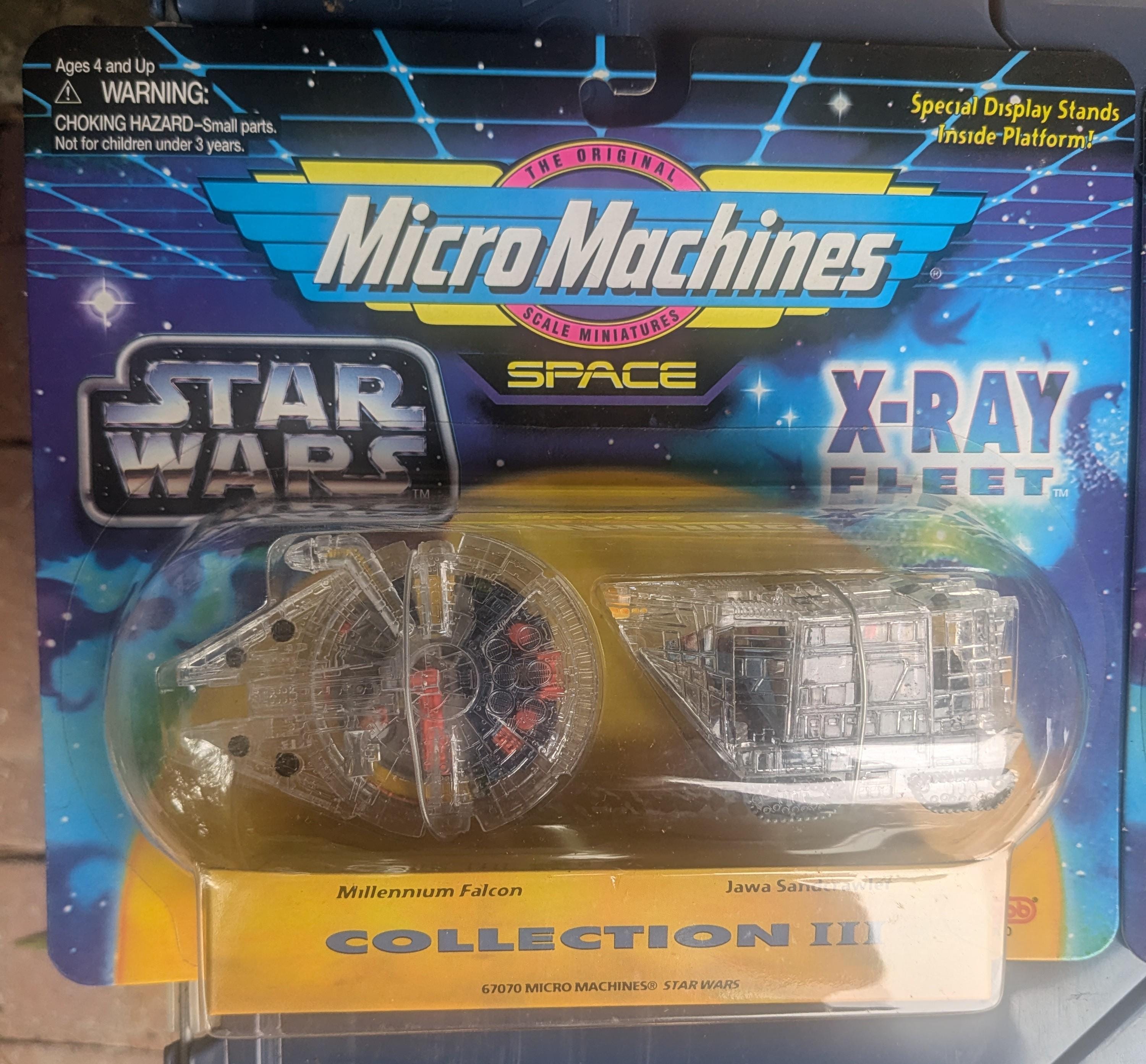 Star Wars Micro Machines X-ray Fleet Collection 1 - 4 Complete NIB