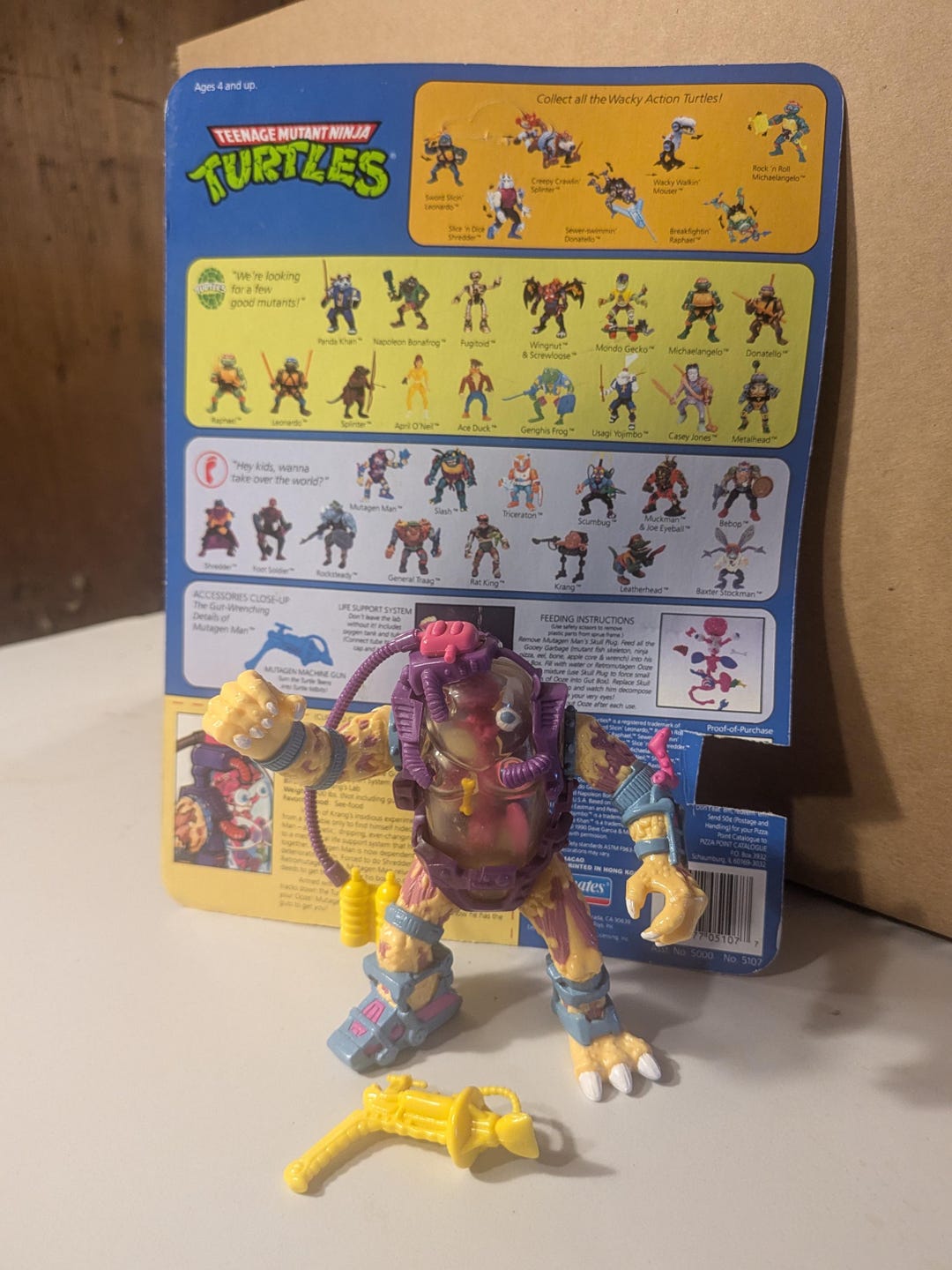 1990 Mutagen Man TMNT Action Figure Loose - Complete With Weapons
