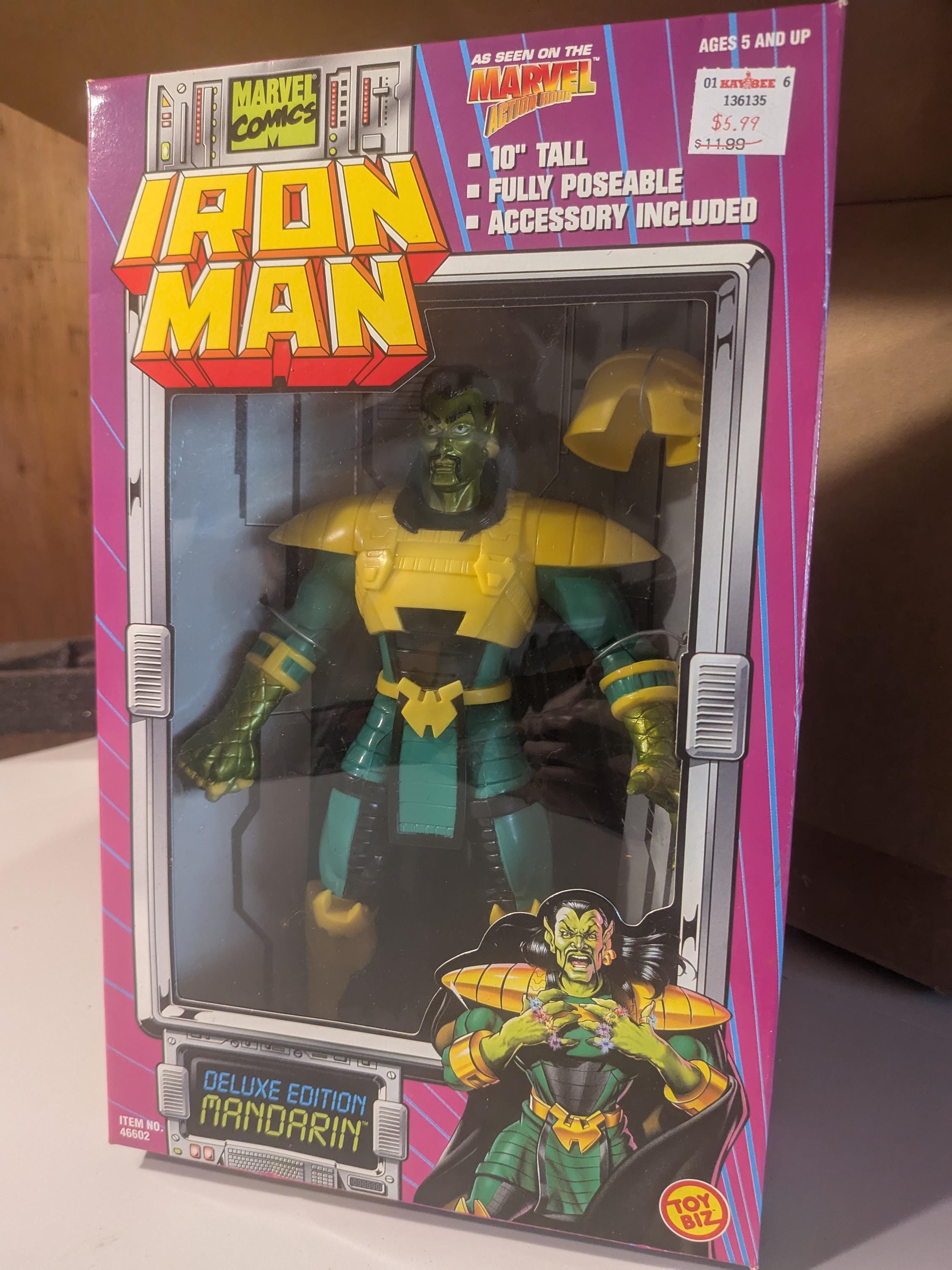 Mandarin Iron Man Toy Biz 10 Inch Tall Action Figure NIB 90s Toy