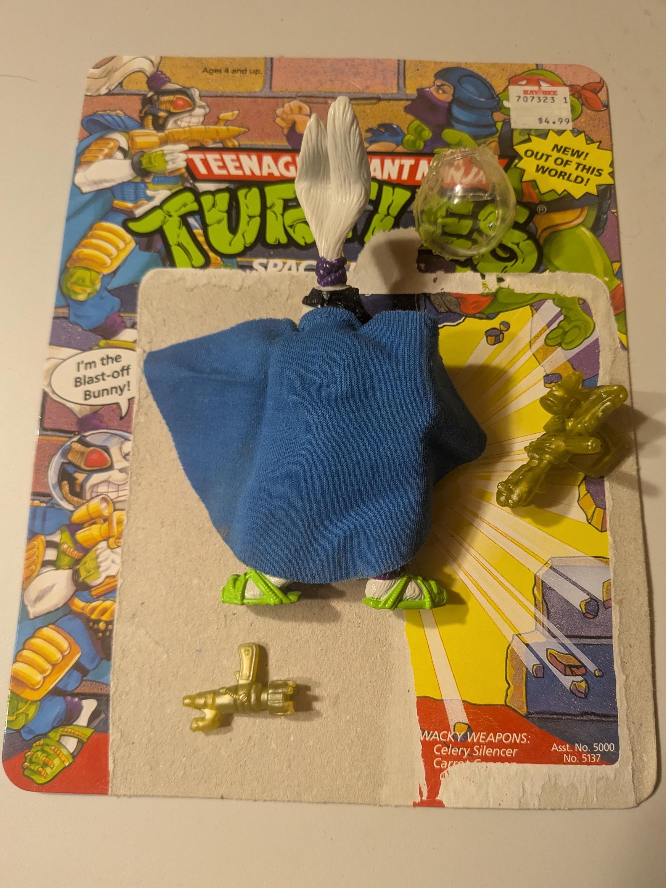 if six was nine RABBIT/ RUNNING初期 1991 Space Usagi Teenage Mutant Ninja Turtle Action Figure