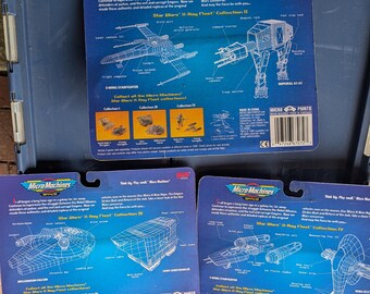 Star Wars Micro Machines X-ray Fleet Collection 1 - 4 Complete NIB