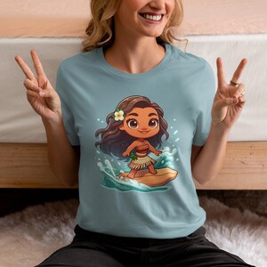 Disney Moana shirt, Moana Family Shirts for Woman, Disney Moana Shirts for Girl, Moana Cute Shirt, Moana T-shirt, Moana Birthday Party image 8