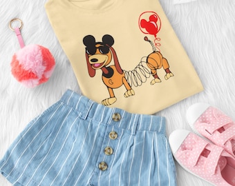 Slinky Dog Shirt, Toy Story Shirt, Disney Characters Shirt, Mickey Ears Slinky Dog Shirt, Slinky Dog Lover Gift, Dog Lover Family Shirt