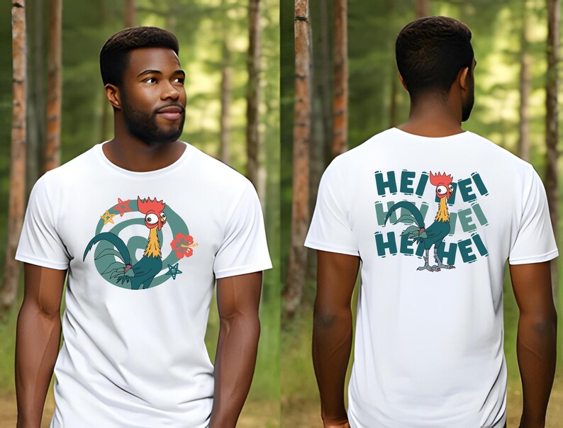 Camiseta de Moana de Disney, camiseta Hei Hei, princesa Disney, camiseta de Moana Pua, camiseta de Maui, camiseta de cumpleaños de Moana, camiseta de vacaciones familiares de Disney imagen 8