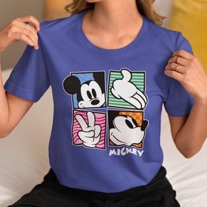 Retro Mickey Mouse Shirt, Vintage Mickey Shirt, Disney Vacation Shirt, Magic Kingdom Shirt, Classic Mickey Tee, Disneyland Mickey Shirt image 3