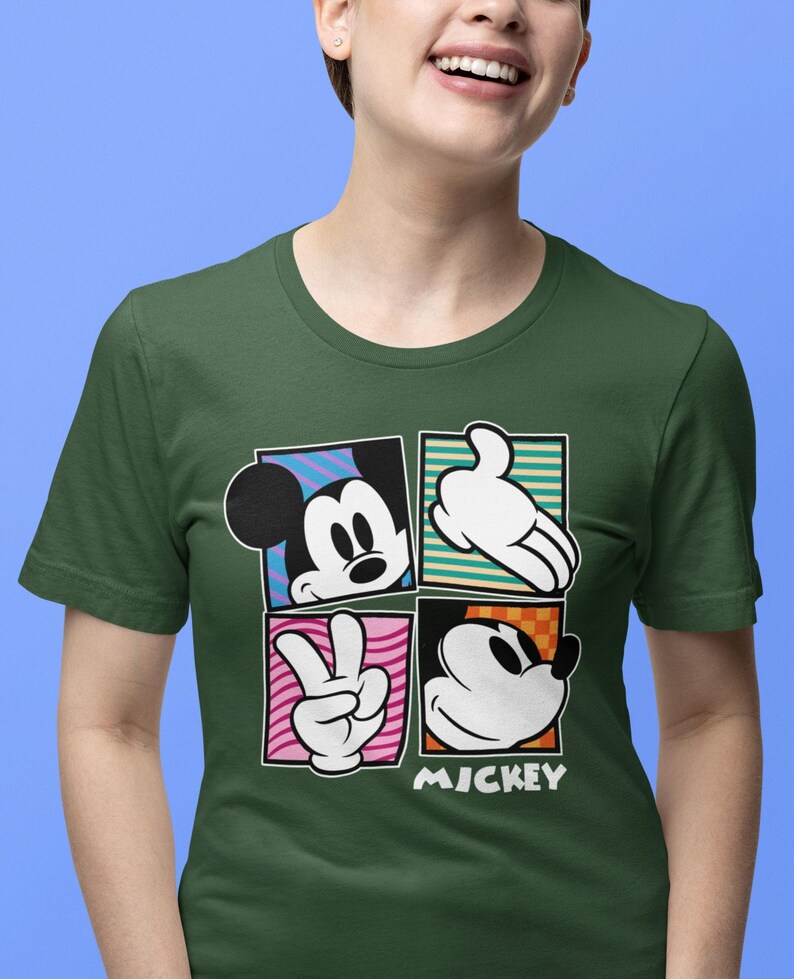 Retro Mickey Mouse Shirt, Vintage Mickey Shirt, Disney Vacation Shirt, Magic Kingdom Shirt, Classic Mickey Tee, Disneyland Mickey Shirt image 4