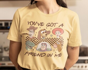 Retro Toy Story Shirt, Disney Trip Shirt, You've Got A Friend In Me Shirt, Disney Friends T-Shirt, Toy Story Characters Shirt, Best Friend